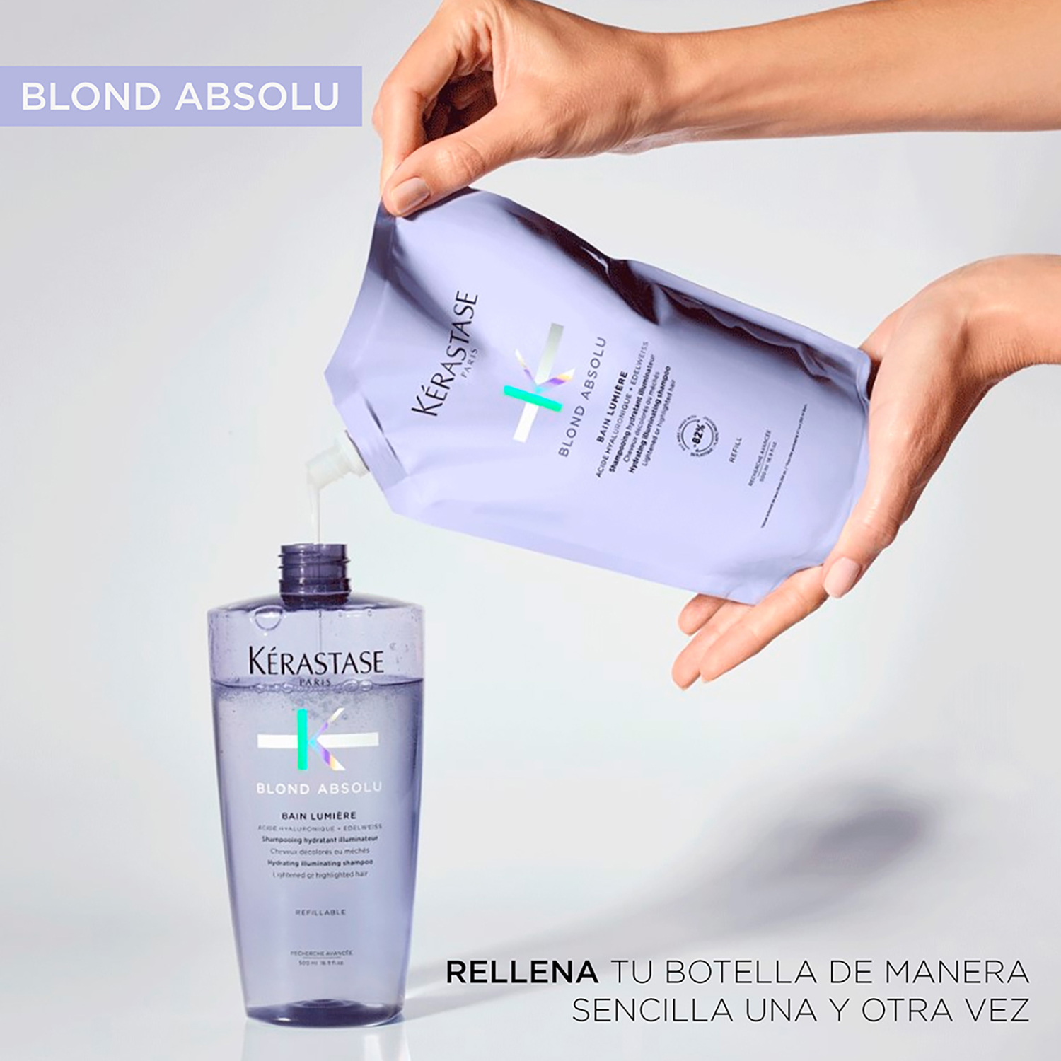 BLOND ABSOLU SHAMPOO (SHAMPOO HIDRATANTE PARA CABELLO RUBIO)